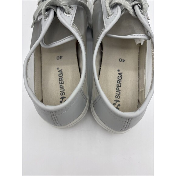 Superga Womens 2750 Mattnetw Sneaker Gray Size US 9 M EU40 - Picture 5 of 13
